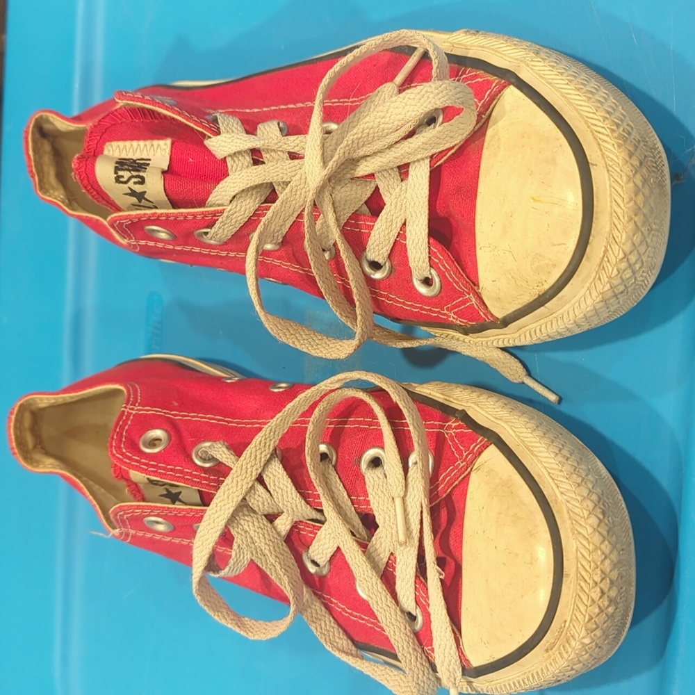 Red Converse All Stars
